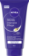 NIVEA Hand Creme Intensive Pflege, 75 ml, Нивеа Крем для рук, масло ши и миндальное масло, интенсивное питание, 75 мл