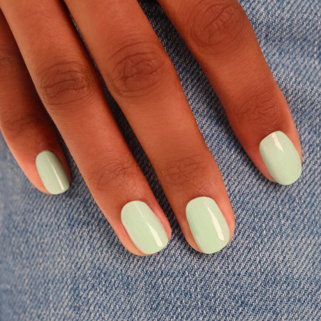 Manucurist Green Nagellack Mint 15ml, Лак для ногтей Mint (Франция), стойкое покрытие без сколов, безопасная растительная формула 9 Free, 15мл