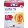 SOS 5er Nachfull-Pack Warme-Pad, 5 Stuck, SOS Сменные согревающие подушечки, для флисового пояса и шарфа, глубокое прогревание мышц и суставов, 5 шт.