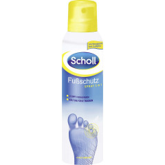 SCHOLL 2in1 Fussschutz Spray, 150 ml, Шолль Защитный спрей для ног 2в1, антибактериальный, 150 мл