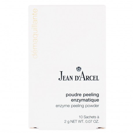 JEAN D'ARCEL poudre peeling enzymatique DEMAQUILLANTE Peelingpulver einfache Handhabung und Dosierung Poudre Peeling Enzymatique DEMAQUILLANTE порошок для пилинга простота в обращении и дозировке