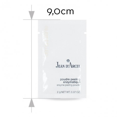 JEAN D'ARCEL poudre peeling enzymatique DEMAQUILLANTE Peelingpulver einfache Handhabung und Dosierung Poudre Peeling Enzymatique DEMAQUILLANTE порошок для пилинга простота в обращении и дозировке