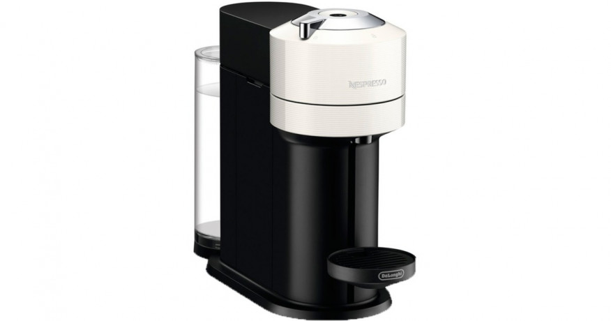 DeLonghi DeLonghi Nespresso Vertuo Next & Aeroccino ENV 120.WAE, Kapselmaschine weiss/schwarz  weiss, schwarz DeLonghi Nespresso Vertuo Next &amp; Aeroccino ENV 120.WAE, капсульная машина белый/черный