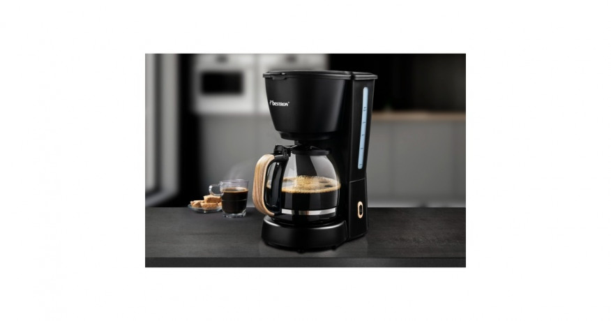 Bestron Bestron ACM900BW, Filtermaschine schwarz/holz schwarz, holz Bestron ACM900BW, фильтр-машина черный/дерево