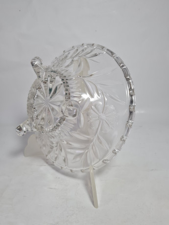 Миска сервировочная винтажная Walther Glas, стекло, 21.5 см, Германия, 1970-80гг.