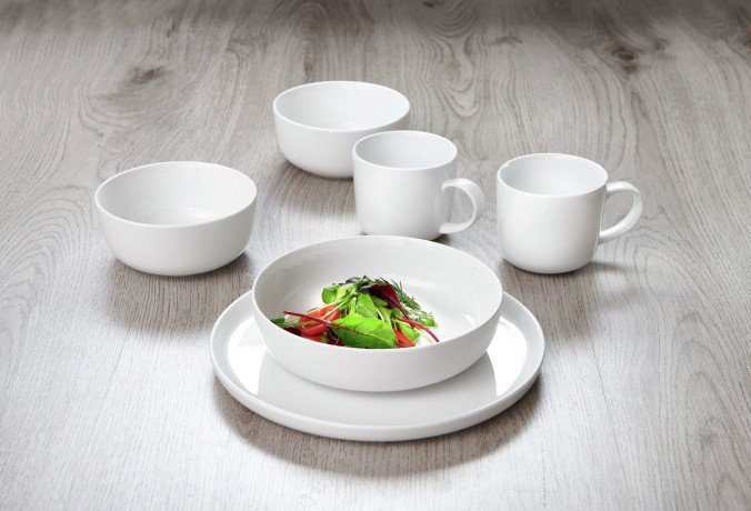 Ritzenhoff & Breker Ritzenhoff & Breker Kombiservice 16-tlg. Finja weiss/grau Комбинированный сервиз Ritzenhoff & Breker, 16 предметов. Финья