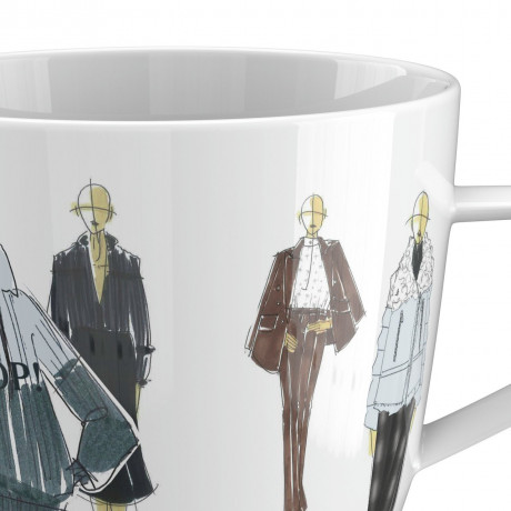 JOOP! JOOP! Tasse DINING GLAMOUR FASHION EDITION Weiss ЙУУП! Чашка DINING GLAMOUR FASHION EDITION