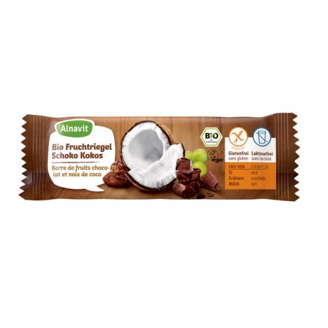 Alnavit Bio FruchtБатончик Schoko Kokos 40 г