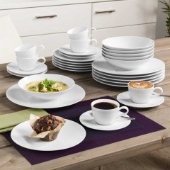 Seltmann Weiden Seltmann Weiden Life Weiss Kombiservice 30-tlg. Комбинированный сервиз Seltmann Weiden Life Weiss 30 шт.