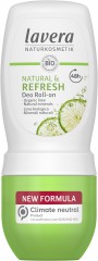 lavera Deo Roll-on Natural &amp; Refresh, Лавера Шариковый дезодорант с органическим лимоном и минералами, 50 мл