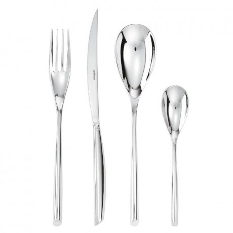 Sambonet Sambonet Bamboo - Edelstahl 18/10 Besteckset 24-tlg. Vollheft / Monoblock Sambonet Bamboo - набор столовых приборов из нержавеющей стали 18/10, 24 предм. Полный буклет/моноблок