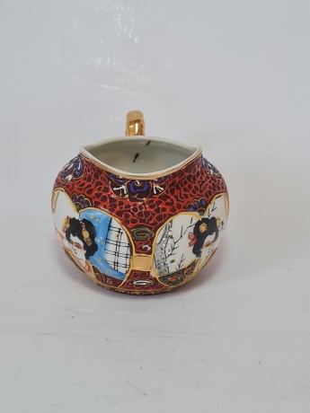 Японский фарфоровый сервиз для чайной церемонии,обильная позолота и  Япония, 1960гг.