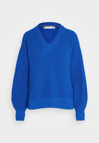 Tommy Hilfiger SWEATER Jumper electric blue СВИТЕРА Джемперы синий электрик