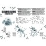 Edu-Toys Grosses 2in1 Dinosaurier Ausgrabungsset mit Werkzeug Velociraptor und Prerodactylus in schwerem Sandblock Большой набор для раскопок динозавров 2 в 1 с инструментами Velociraptor и Prerodactylus в тяжелом песчаном блоке