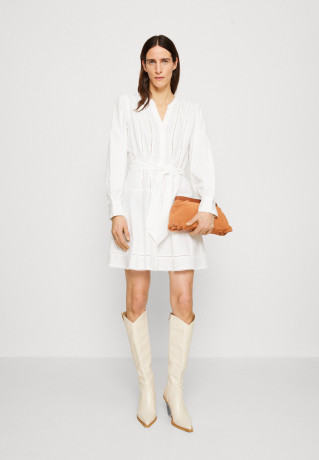 Tommy Hilfiger SHORT DRESS Shirt dress optic white КОРОТКОЕ ПЛАТЬЕ Платье-рубашка оптический белый
