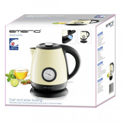 Emerio Emerio Wasserkocher EMERIO WK-109795.2 Wasserkocher schnurlos Schwarz, Gelb, 1.00 l, 200 W  Чайник Emerio EMERIO WK-109795.2 беспроводной чайник черный, желтый, 1,00 л, 200 Вт