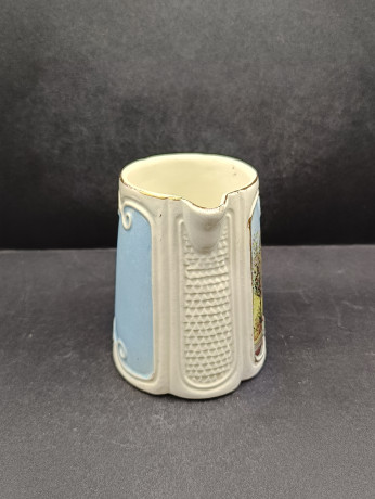 Набор винтажный из молочников и сахарниц "Охота", 5 молочников, 3 сахарницы, керамика, Франция, 1960-70гг.