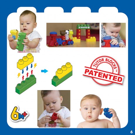 Tutor Blocks Meine ersten Magnetbausteine 60 Bausteine Мои первые магнитные строительные блоки 60 строительных блоков