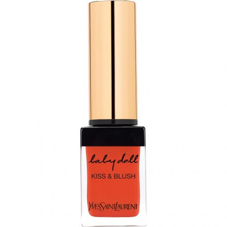 Блеск для губ и румяна Yves Saint Laurent Babydoll Kiss & Blush Summer 2017, оттенок 24 Orange Intrepide