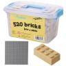 Katara Bausteine Box-Set mit 520 Steinen + Platte + Box Набор строительных блоков из 520 кирпичей + пластина + коробка