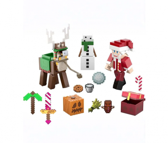 Mattel Minecraft HXM86 Адвент-календарь детский 2025, 24 сюрприза