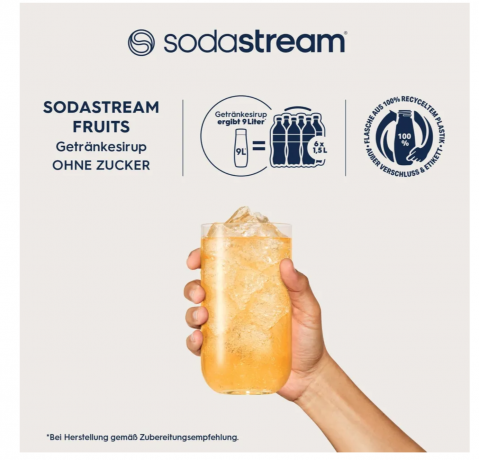 SodaStream Sirup Maracuja 330ml x 3stk, Сироп для напитков со вкусом маракуйи Набор 3 шт х 440 мл 