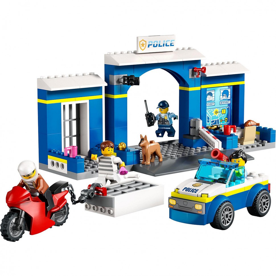 Купить LEGO LEGO City 60370 Ausbruch aus der Polizeistation LEGO City 60370  Побег из полицейского участка в интернет-магазине Diskontshop.eu Германия  всего за 4 433 руб. в