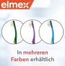 elmex Zahnburste Kinder Junior 6-12 Jahren (Doppelpack), 2 St, Детская мягкая зубная щетка для 6-12 лет, 2 штуки