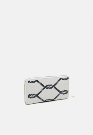 Tommy Hilfiger TIMELESS LARGE ROPE Wallet weathered white TIMELESS LARGE ROPE Бумажник выветрившийся белый