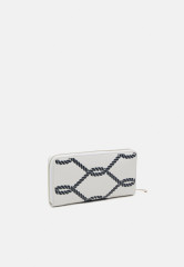 Tommy Hilfiger TIMELESS LARGE ROPE Wallet weathered white TIMELESS LARGE ROPE Бумажник выветрившийся белый