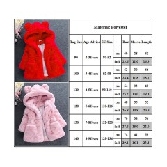 frler frler Hasenohren Mantel fur Madchen Mantel fur Madchen frler пальто с кроличьими ушками для девочек пальто для девочек