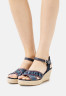 Tommy Hilfiger LOW WEDGE Espadrilles desert sky НИЗКАЯ КЛЕТКА Эспадрильи небо пустыни