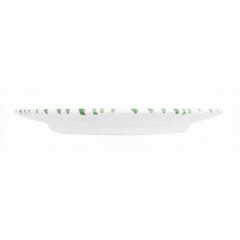 Gmundner Keramik Gmundner Keramik Grungeflammt Speiseteller Cup d: 25 cm / h: 2,8 cm Керамическая тарелка Gmundner с зеленым пламенем, д: 25 см / высота: 2,8 см