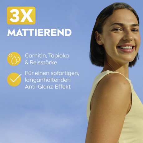 NIVEA SUN Breathable UV Gesicht Mattierend LSF 50+, 40 ml, Нивеа Солнцезащитный крем для лица матирующий, SPF 50+, воздухопроницаемый, 40 мл