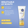 NIVEA SUN Breathable UV Gesicht Mattierend LSF 50+, 40 ml, Нивеа Солнцезащитный крем для лица матирующий, SPF 50+, воздухопроницаемый, 40 мл
