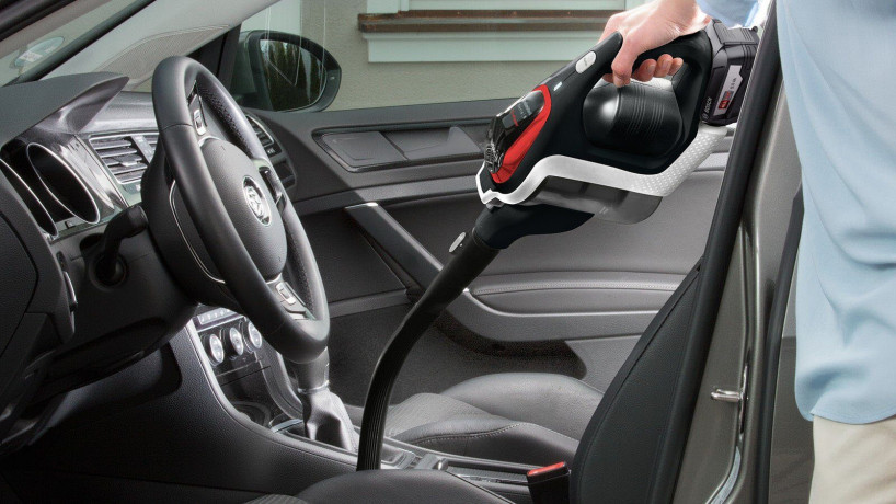 BOSCH BOSCH Akku-Stielstaubsauger Unlimited ProPower BSS81POW1, Serie 8, schwarz, beutellos, 18V Bosch Power for ALL, 5,0 Ah Akku, inkl. umfangreichem Zubehor  Беспроводной пылесос BOSCH Unlimited ProPower BSS81POW1, Series 8, черный, без мешка, Bosch Pow