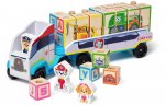 Melissa & Doug PAW Patrol ABC, Грузовик Paw Patrol Щенячий патруль для детей от 3 лет, США, 31 предмет, набор с буквами и фигурками, деревянный, разноцветный