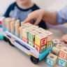 Melissa & Doug PAW Patrol ABC, Грузовик Paw Patrol Щенячий патруль для детей от 3 лет, США, 31 предмет, набор с буквами и фигурками, деревянный, разноцветный