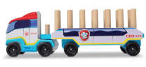 Melissa & Doug PAW Patrol ABC, Грузовик Paw Patrol Щенячий патруль для детей от 3 лет, США, 31 предмет, набор с буквами и фигурками, деревянный, разноцветный