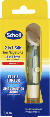 SCHOLL 2in1 Stift bei Nagelpilz, 3,8 ml, Шолль Средство от грибка ногтей 2в1, лечение и маскировка, 3,8 мл