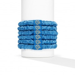 Silke London Bluebelle SILKE Hair Ties Powder Blue Bluebelle Резинки для волос SILKE