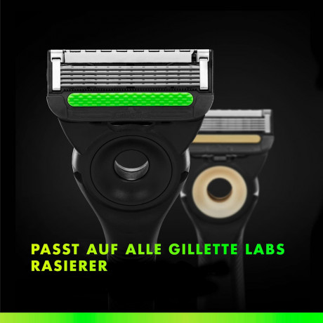 GILLETTE Rasierklingen, Labs Face, 4 St, Джилетт Сменные кассеты Labs Face для мужской бритвы, 4 шт.