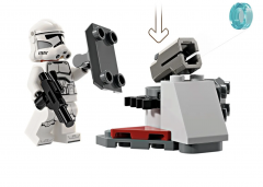 LEGO STAR WARS 75372 Боевой набор солдат-клонов и боевых дроидов