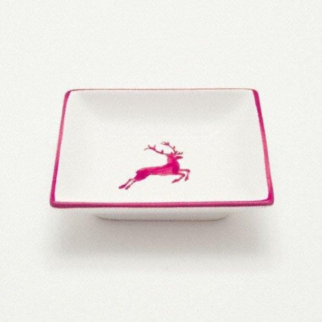 Gmundner Keramik Gmundner Keramik Bordeauxroter Hirsch Snackschale 11x11x2,8 cm Миска Gmundner керамическая бордо из красного оленя 11x11x2,8 см