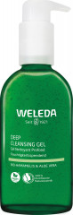 WELEDA Deep Cleansing Gel, 150 ml, Гель для глубокого очищения лица с гамамелисом и алоэ вера для нормальной и комбинированной кожи, 150 мл