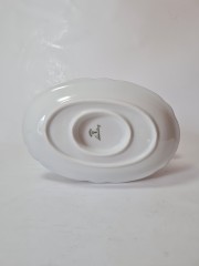 Schirnding Фарфоровый соусник с позолоченным краем, Германия, 1960-70гг.