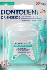 Dontodent Zahnseide sensitive floss, Донтодент Нить для зубов для бережной очистки, 50 м