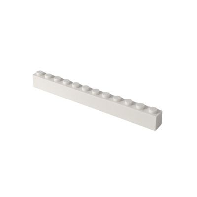 LEGO LEGO 1x12 Steine Weiss - 25 Stueck - White bricks 6112 LEGO 1x12 белых кирпичей — 25 штук — Белые кирпичи 6112
