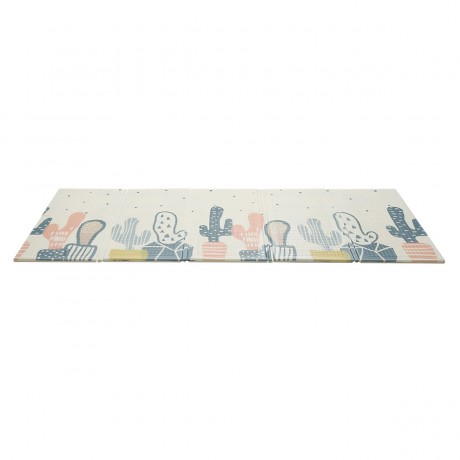 Baby Vivo Spielmatte Spielteppich doppelseitig Kaktus Коврик для игрушек двухсторонний кактус