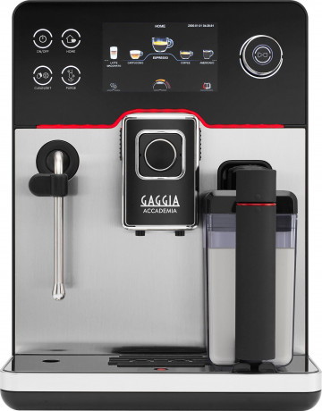 Gaggia Gaggia Kaffeevollautomat Accademia Stainless Steel, vom Erfinder des Espresso Barista@Home dank Espresso-Plus-System  Полностью автоматическая кофемашина Gaggia Accademia из нержавеющей стали от изобретателя эспрессо Barista@Home благодаря системе 